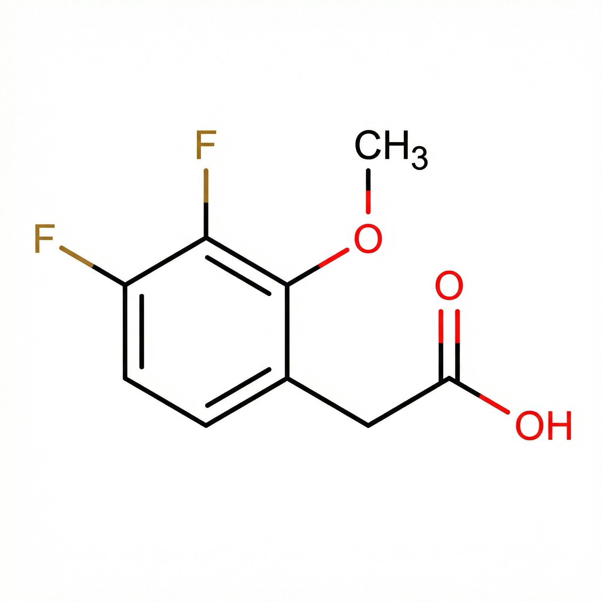 3,4-Difluoro-2-methoxyphenylacetic acid CAS 1558274-26-2 high purity 99%min