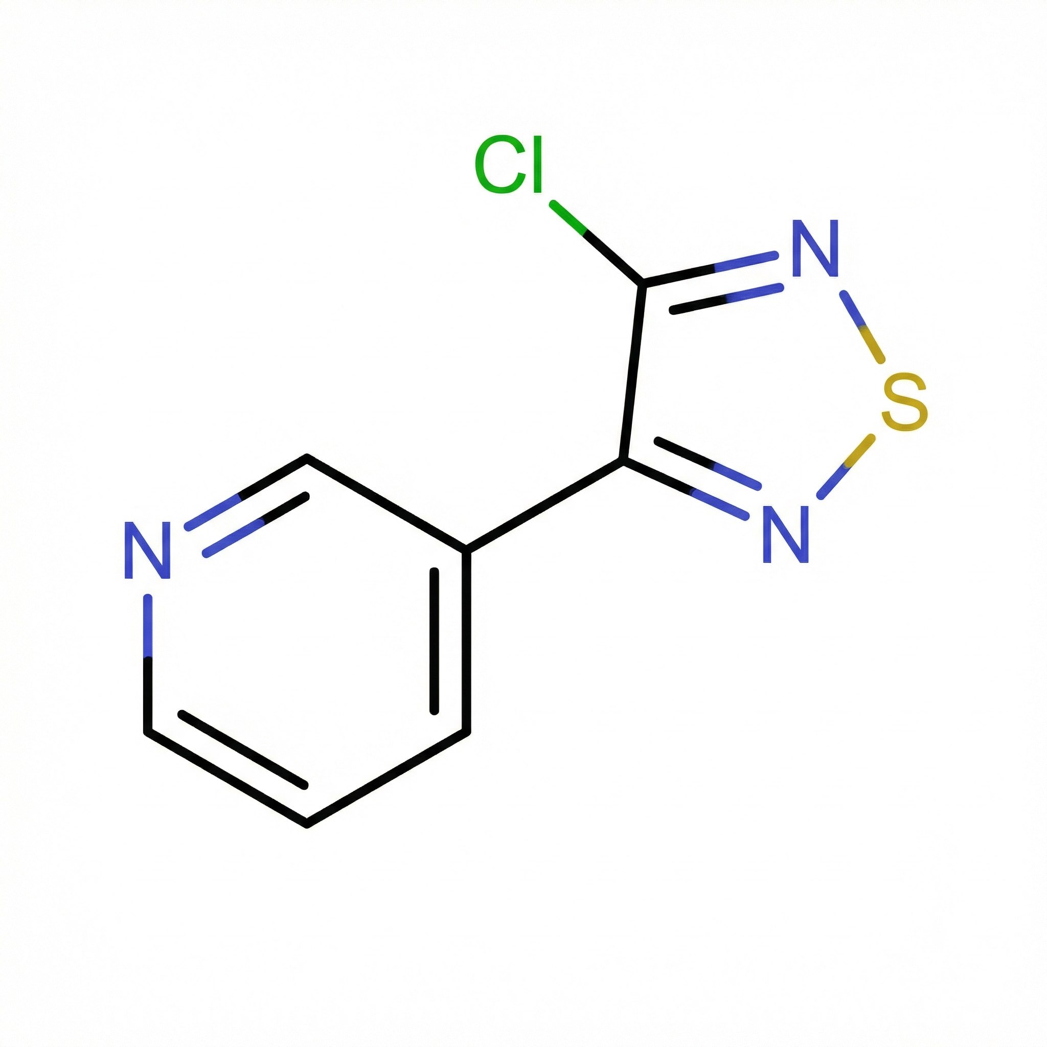 3-Chloro-4-(pyridin-3-yl)-1,2,5-thiadiazole CAS:131986-28-2
